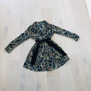 Kimono style button up dress